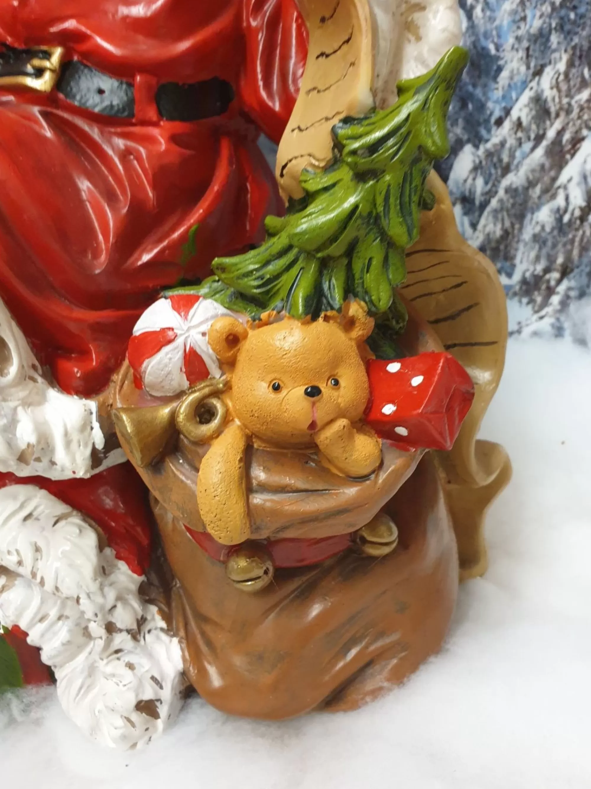 Store La Maison du Père Noël Pere Noël Et Sa Liste D'Enfants Sages